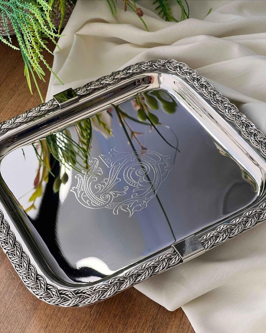 German Silver Tray - Maaz Trend Kart